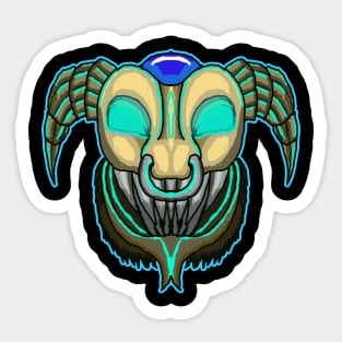 Gods demon Sticker